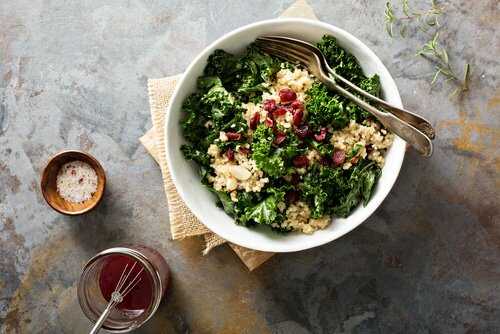 Salade de chou kale et quinoa