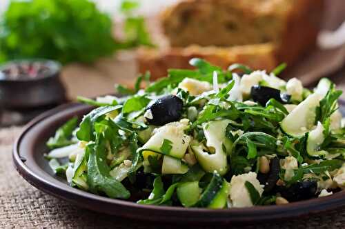 Salade de courgettes healthy