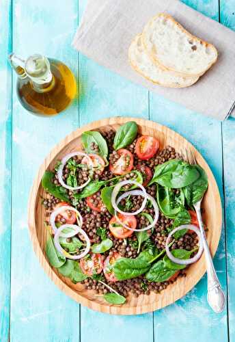 Salade de lentilles au cidre healthy