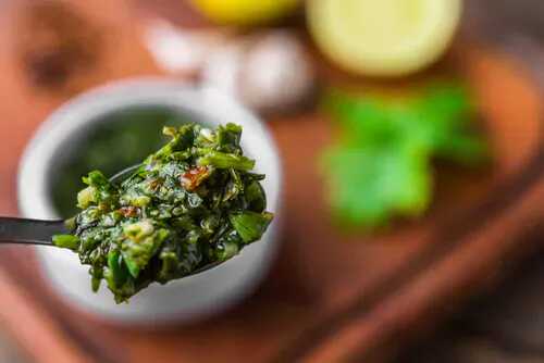 Sauce Chimichurri sans huile