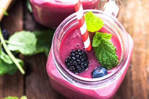 Smoothie facile grenade et anans