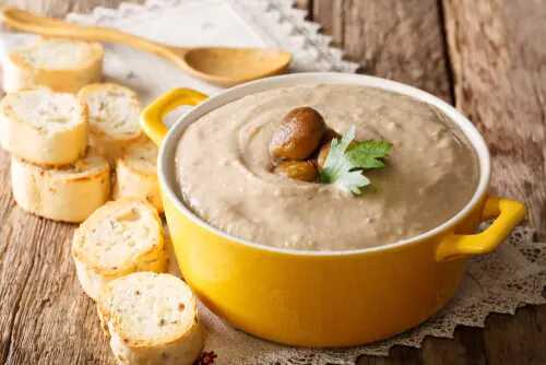 Soupe aux marrons, citrouille et lentilles rouges