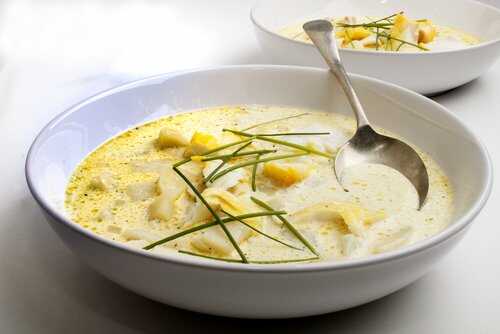Soupe de haddock et pommes de terre sans gluten - healthymood - N°1 des recettes healthy