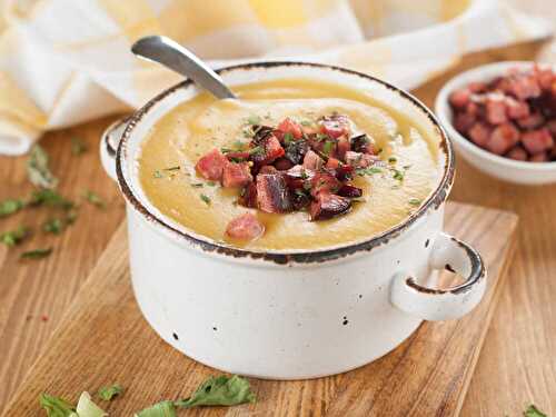 Soupe de poireaux, haricot et chorizo .fr