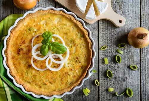 Tarte aux légumes et fromage de chèvre