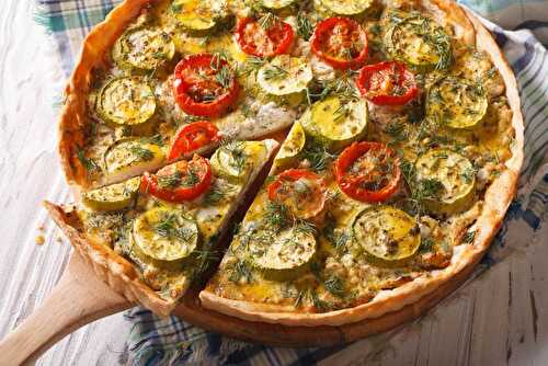 Tarte aux maïs et aux courgettes healthymood - N°1 des recettes healthy