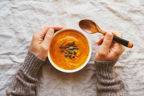 Velouté de potimarron et patate douce