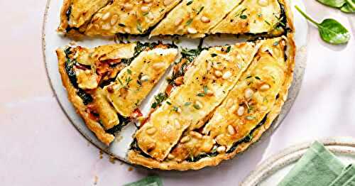 La tarte salée épinards, brie et tomates séchées : un délice gourmand !