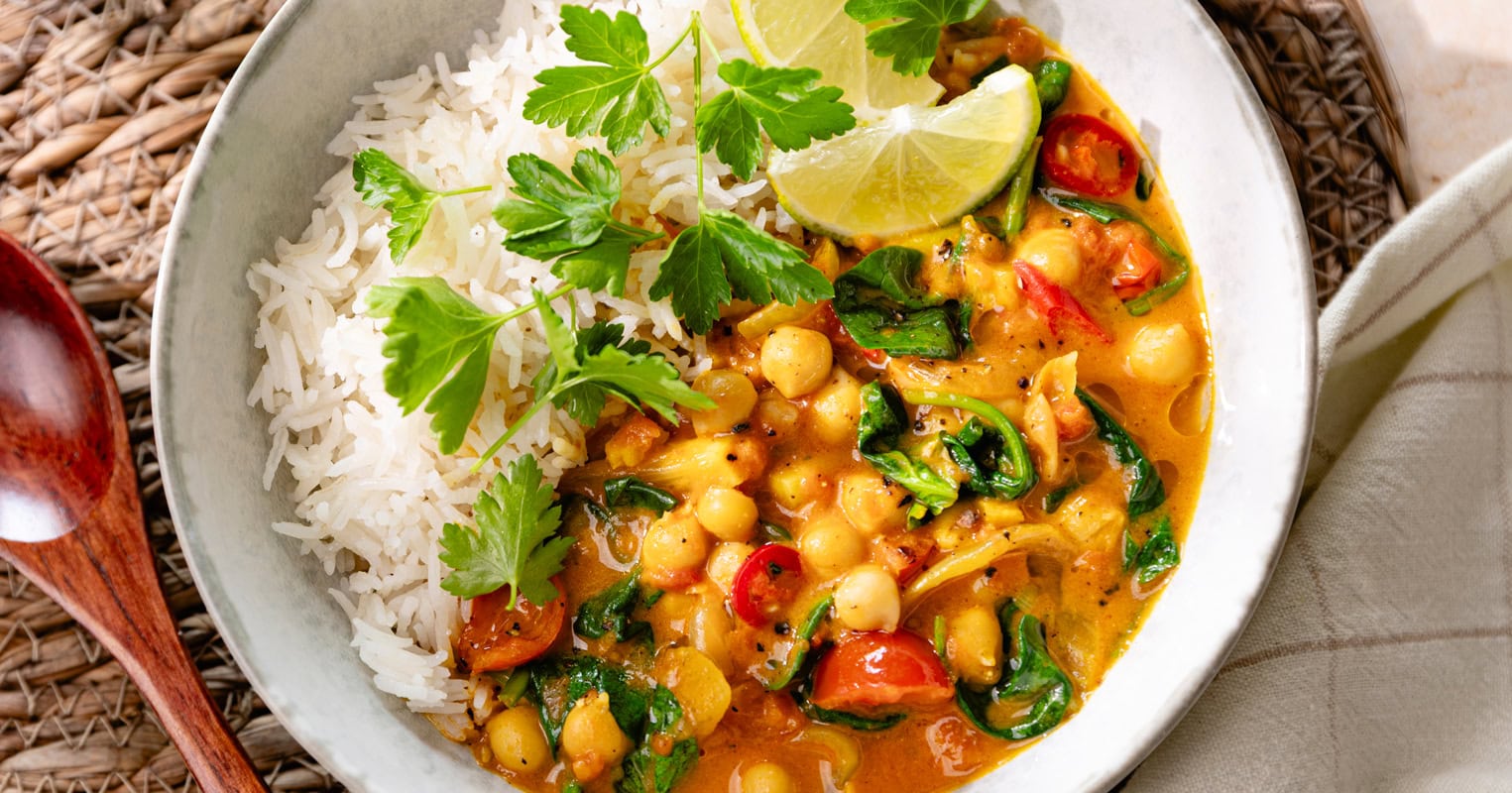 Le curry vegan aux pois chiches et épinards : sain et savoureux !