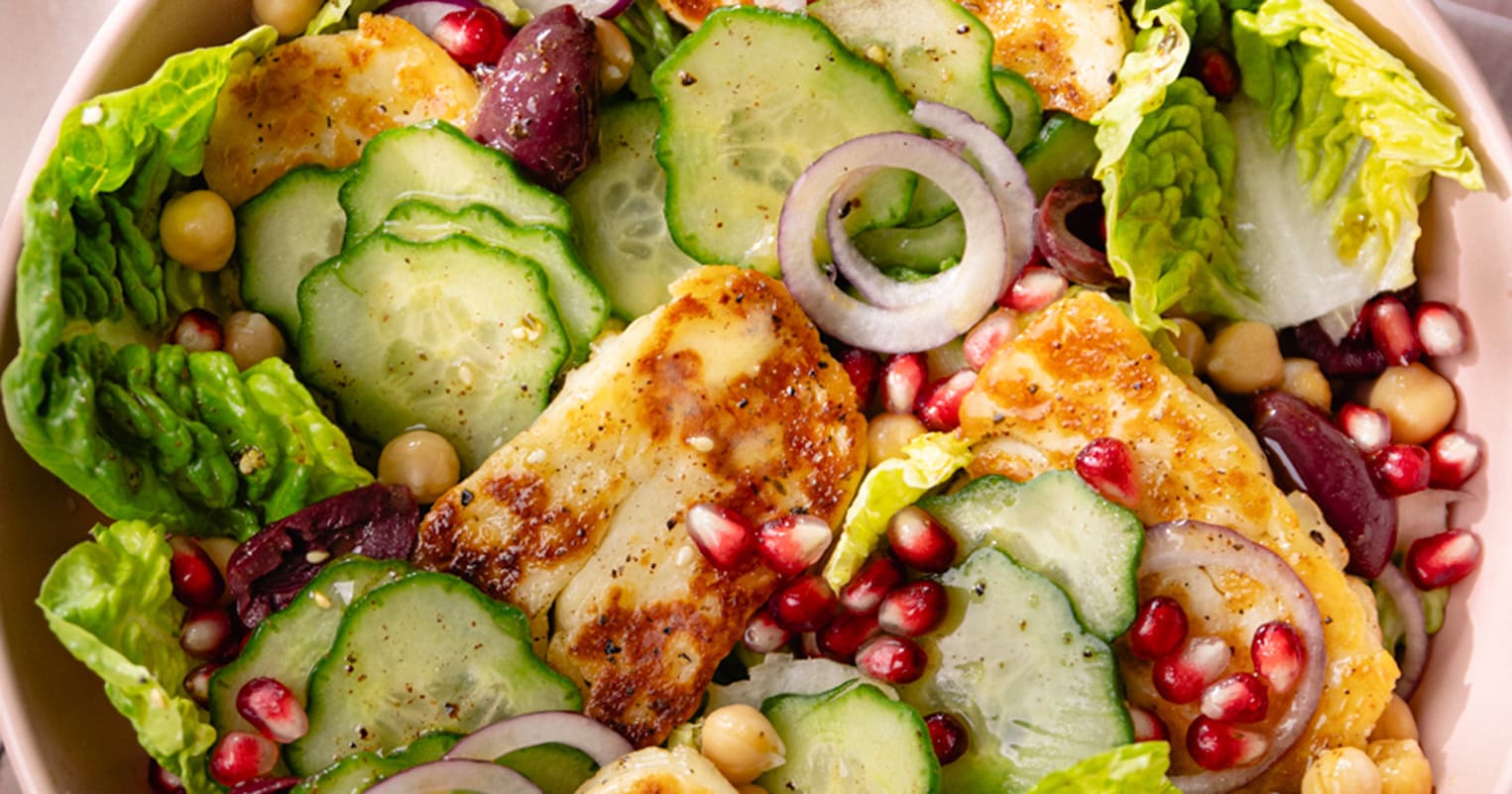 La salade au halloumi grillé, entre fraîcheur et gourmandise !