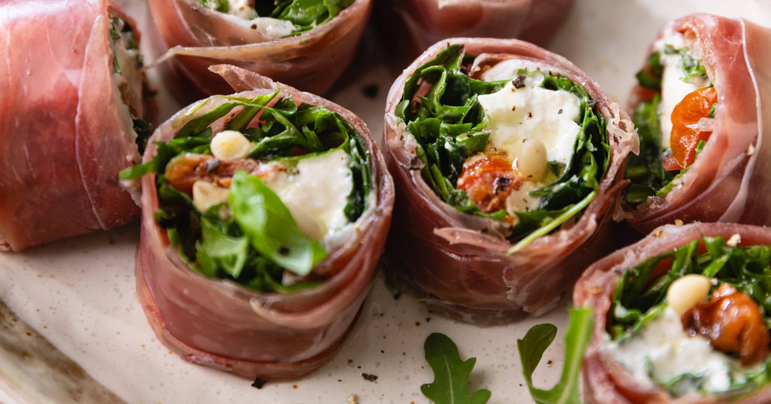 Les roulés italiens façon maki sushis, parfaits pour un apéro chic !