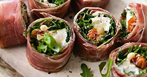 Les roulés italiens façon maki sushis, parfaits pour un apéro chic !