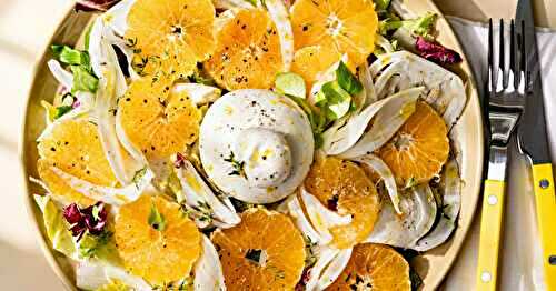 Burrata, fenouil et mandarines : la salade fraîche de fin d’hiver !