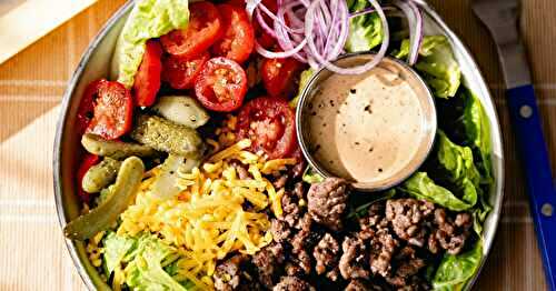 La salade façon burger qui a tout d’un Big Mac (du Mc Do) !