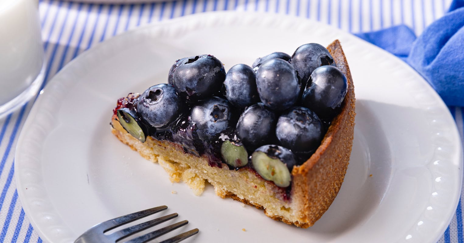 La tarte aux myrtilles façon frangipane qui va vous faire craquer !