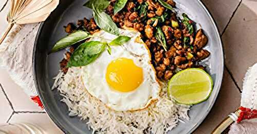 Pad krapow gai, le poulet au basilic thaï incontournable !