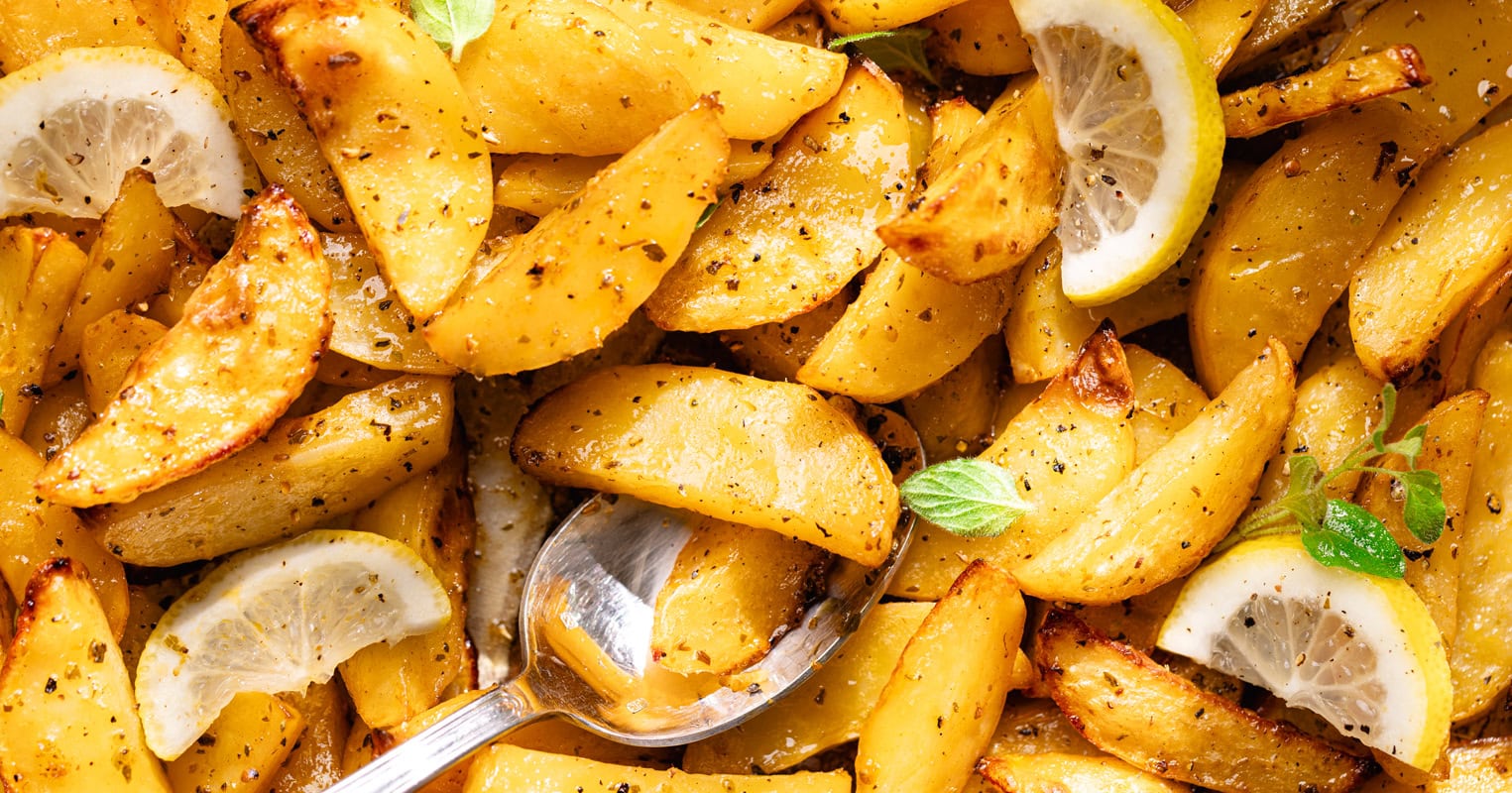 Les pommes de terre grecques au citron, un classique du barbecue !