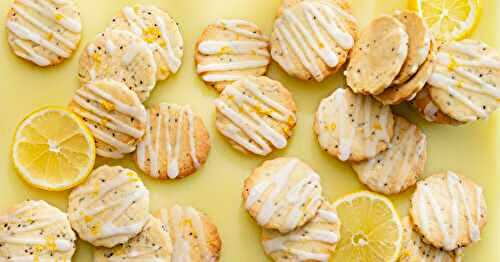 Laissez-vous tenter par ces sablés citron-chia ultra gourmands !