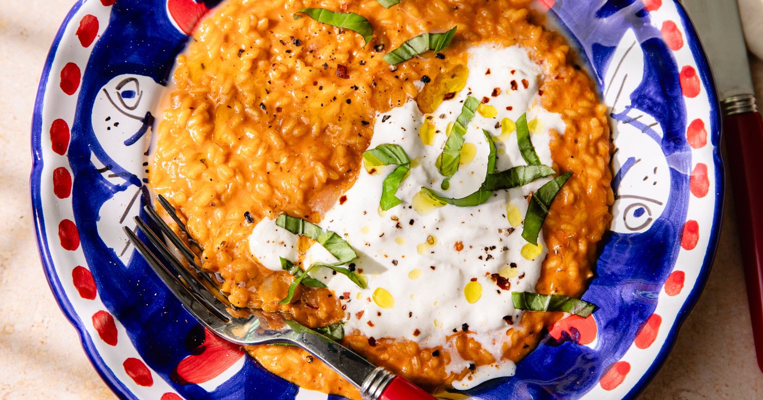 Le risotto à la vodka et burrata : la comfort food sexy et spicy !