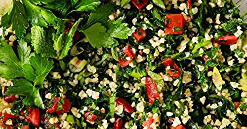 Tabouleh à la libanaise : l’authentique taboulé traditionnel !