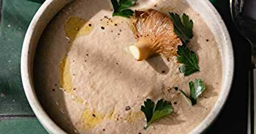 La recette du velouté aux pleurotes