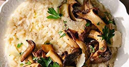 Le risotto aux pleurotes