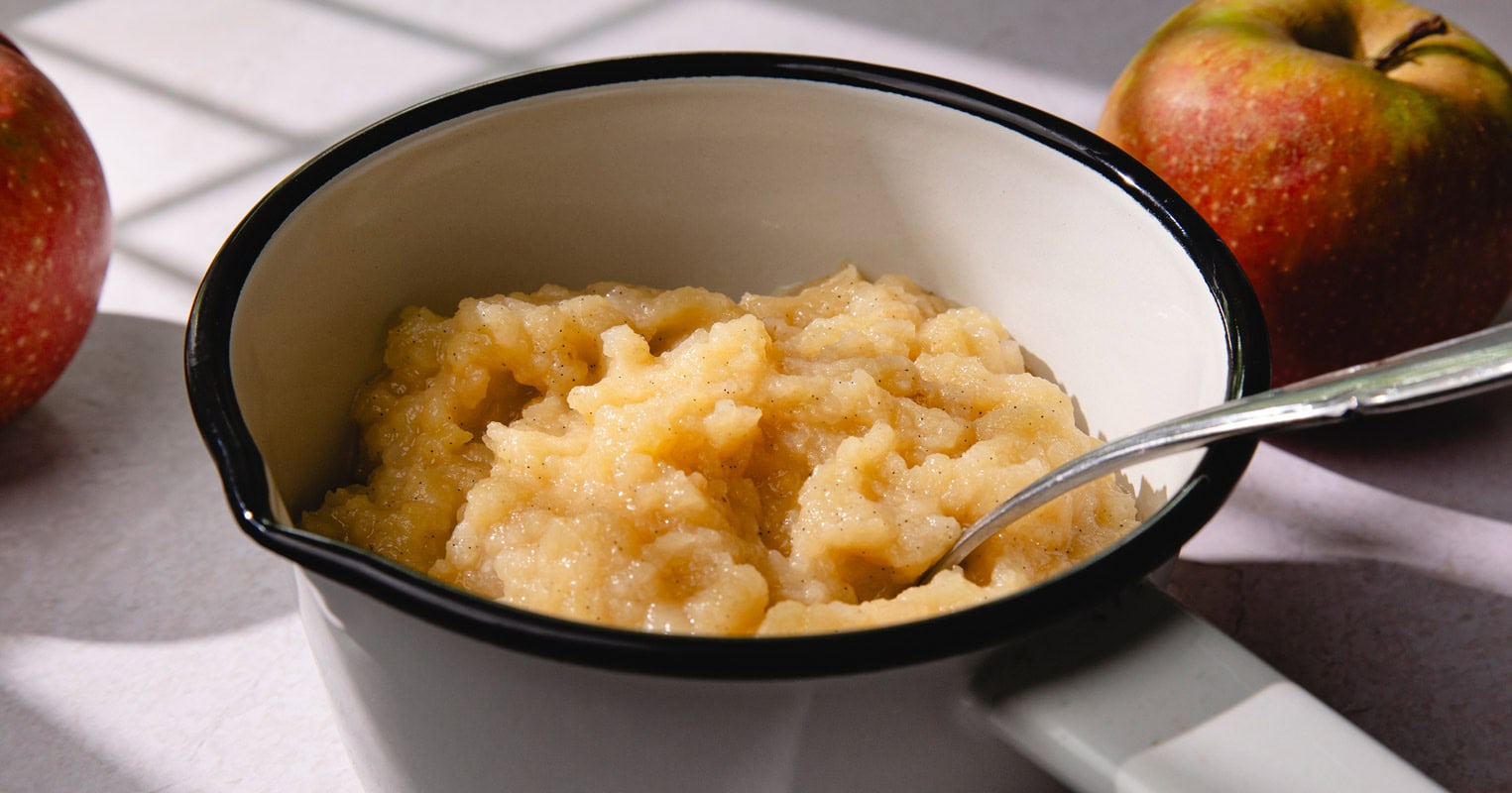 La compote de pomme maison sans sucre