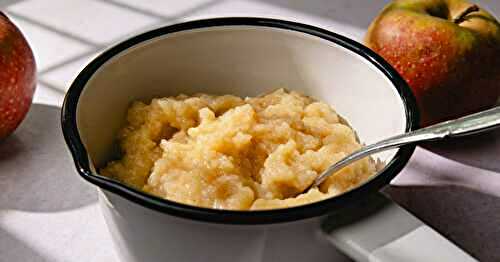 La compote de pomme maison sans sucre