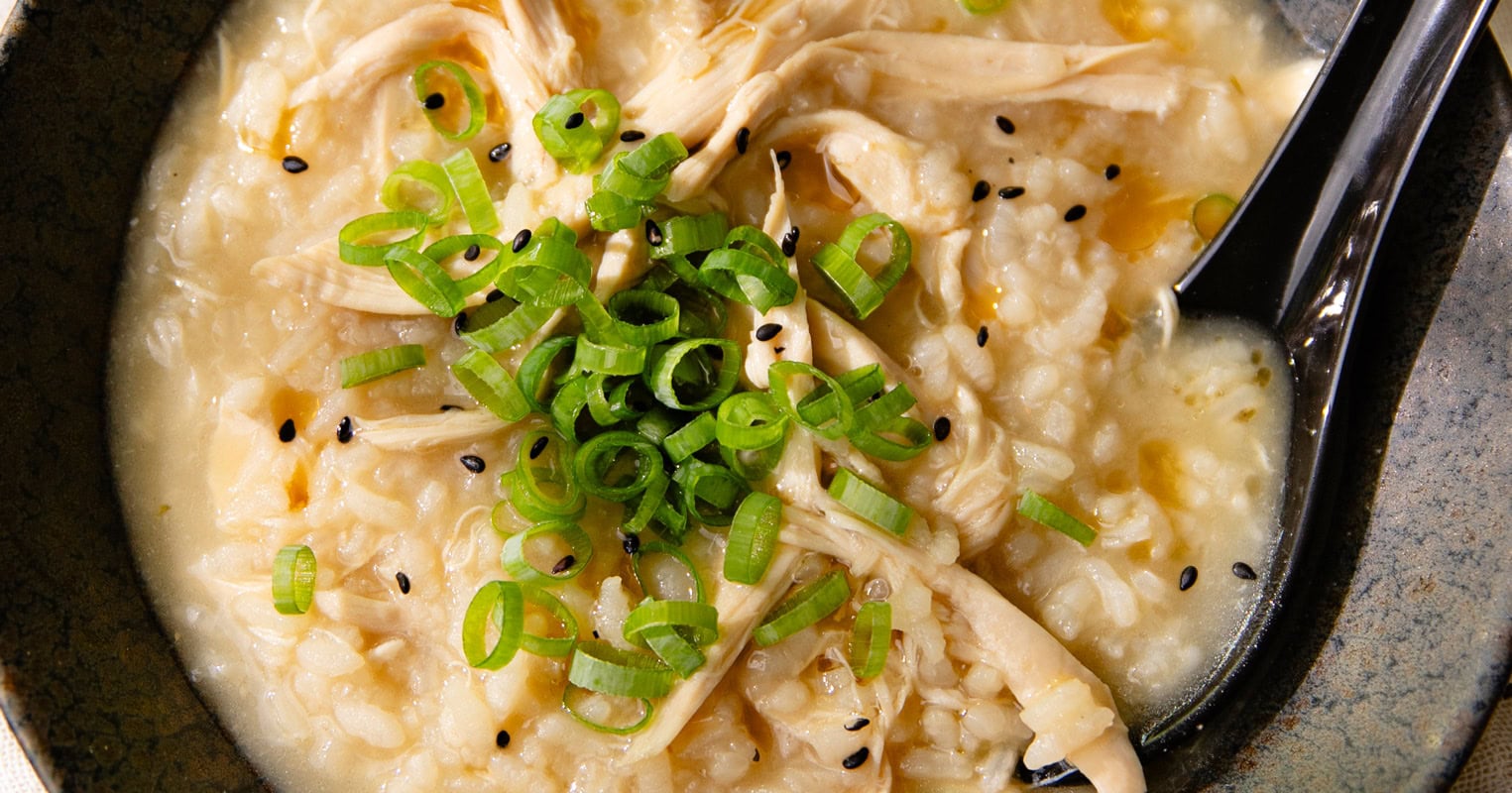 La congee au poulet