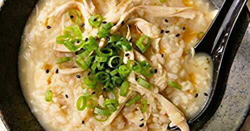 La congee au poulet