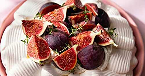 La pavlova d'automne aux figues