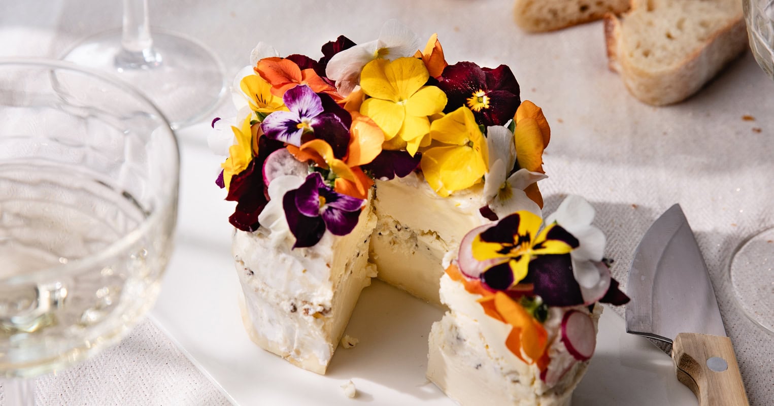 Le brillat-Savarin truffe et fleurs (comme chez Tableaux)