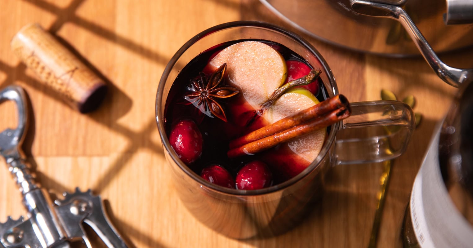 Le vin chaud traditionnel façon marché de Noël