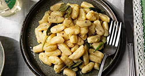 Les gnocchi au beurre de sauge