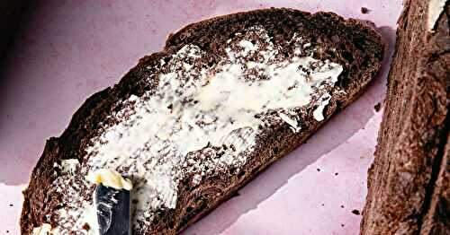 Le pain au levain double chocolat