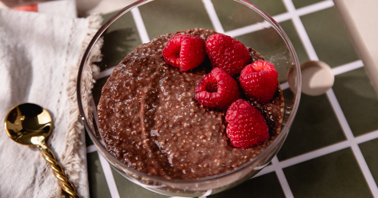Le pudding chia au chocolat