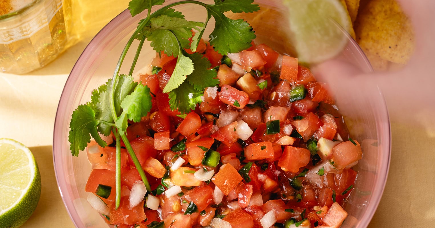 Le pico de gallo (salsa mexicaine fraîche)