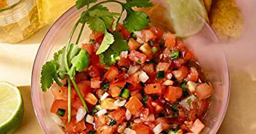 Le pico de gallo (salsa mexicaine fraîche)