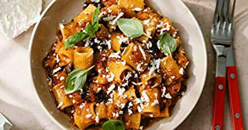 Les pâtes à la norma (pasta alla norma)