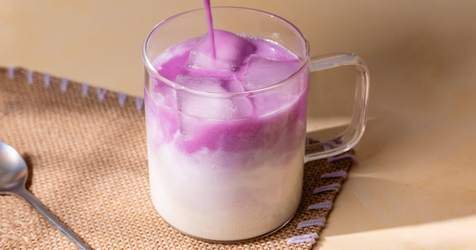 L'iced ube latte