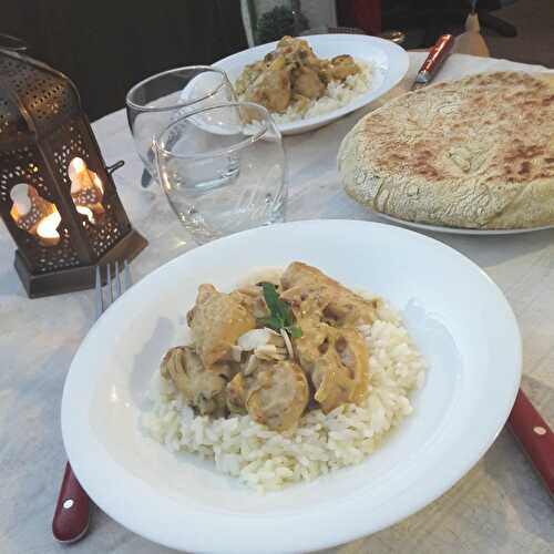 Poulet Iranien au safran, yaourt et citron