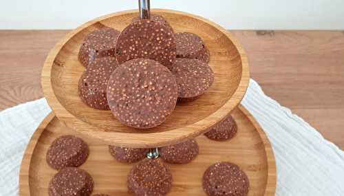 Petits chocolats pralinés au quinoa soufflé