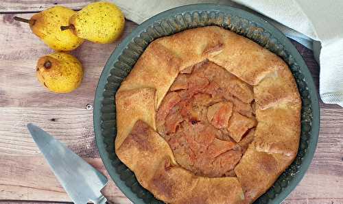 Tarte rustique poires maison