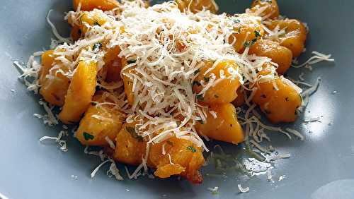 Recette gnocchi patate douce