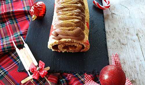 Gâteau roulé de Noël