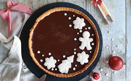 Tarte chocolat épices Noël