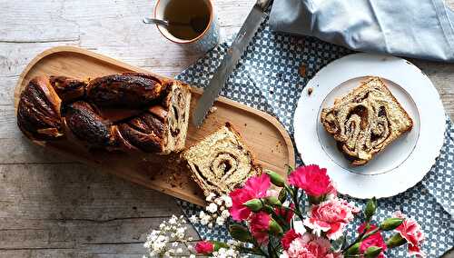 Babka chocolat et noisettes