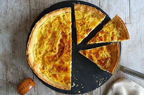 Quiche oignons et Munster