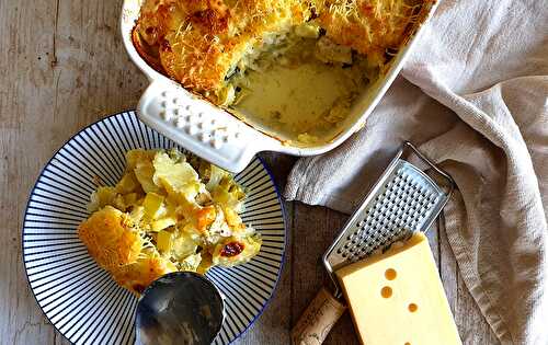 Gratin facile de haddock