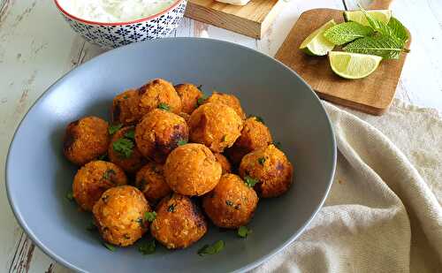 Boulettes végétariennes lentilles corail